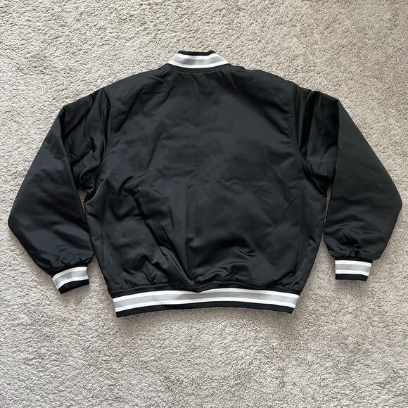 Nike Therma-Fit Authentic Dugout Jacket Black Satin DX0658-010 Men's XL NWT - Picture 6 of 8